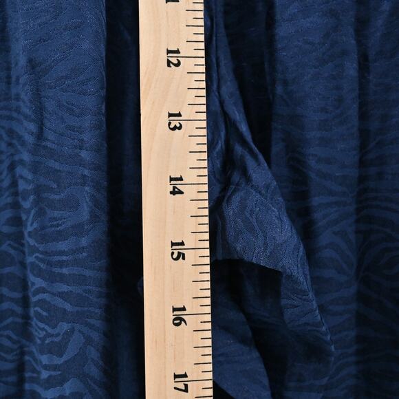 VICTORIAS SECRET Playsuit Sz L Zebra Ensign Blue Day Night Plunge Loungewear NEW - Picture 14 of 15